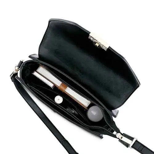 Fastrack Structured Satchel | Faux-Leather Women's Handbags | Satchel for Casual Carry SaumyasStore