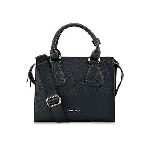 Fastrack Structured Satchel | Faux-Leather Women's Handbags | Satchel for Casual Carry SaumyasStore