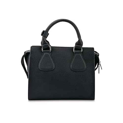 Fastrack Structured Satchel | Faux-Leather Women's Handbags | Satchel for Casual Carry SaumyasStore