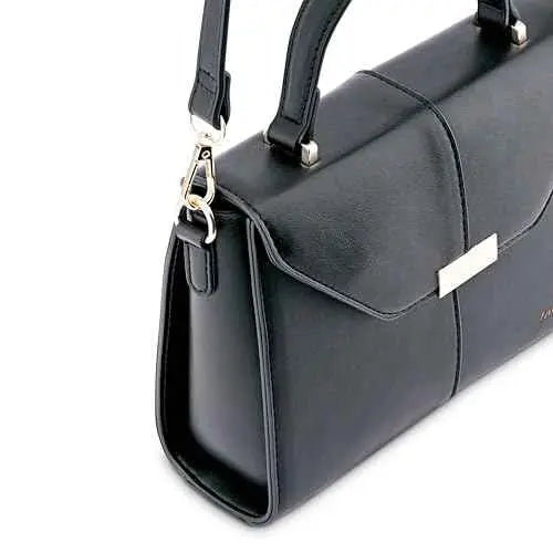 Fastrack Structured Satchel | Faux-Leather Women's Handbags | Satchel for Casual Carry SaumyasStore