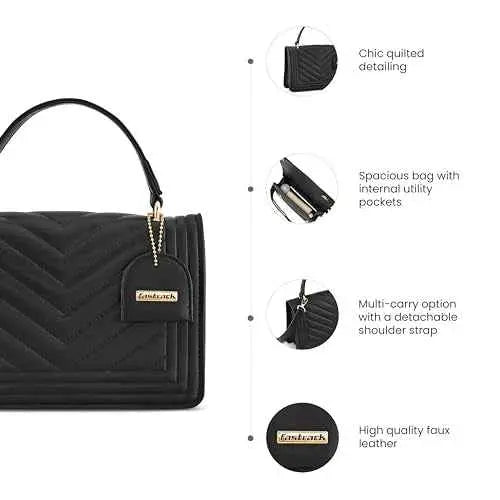 Fastrack Women's Western (Black) SaumyasStore