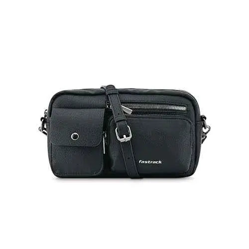 Fastrack Zip-Zone Sling Bag | Faux-Leather Women's Handbags | Sling for Casual Carry SaumyasStore