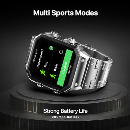 Fire-Boltt Vintage Smartwatch 39.1mm (1.52 inch) TFT Display, Stainless Steel Design, Bluetooth Calling, Multiple Sports Modes, Weather Updates, Smart Reminders SaumyasStore