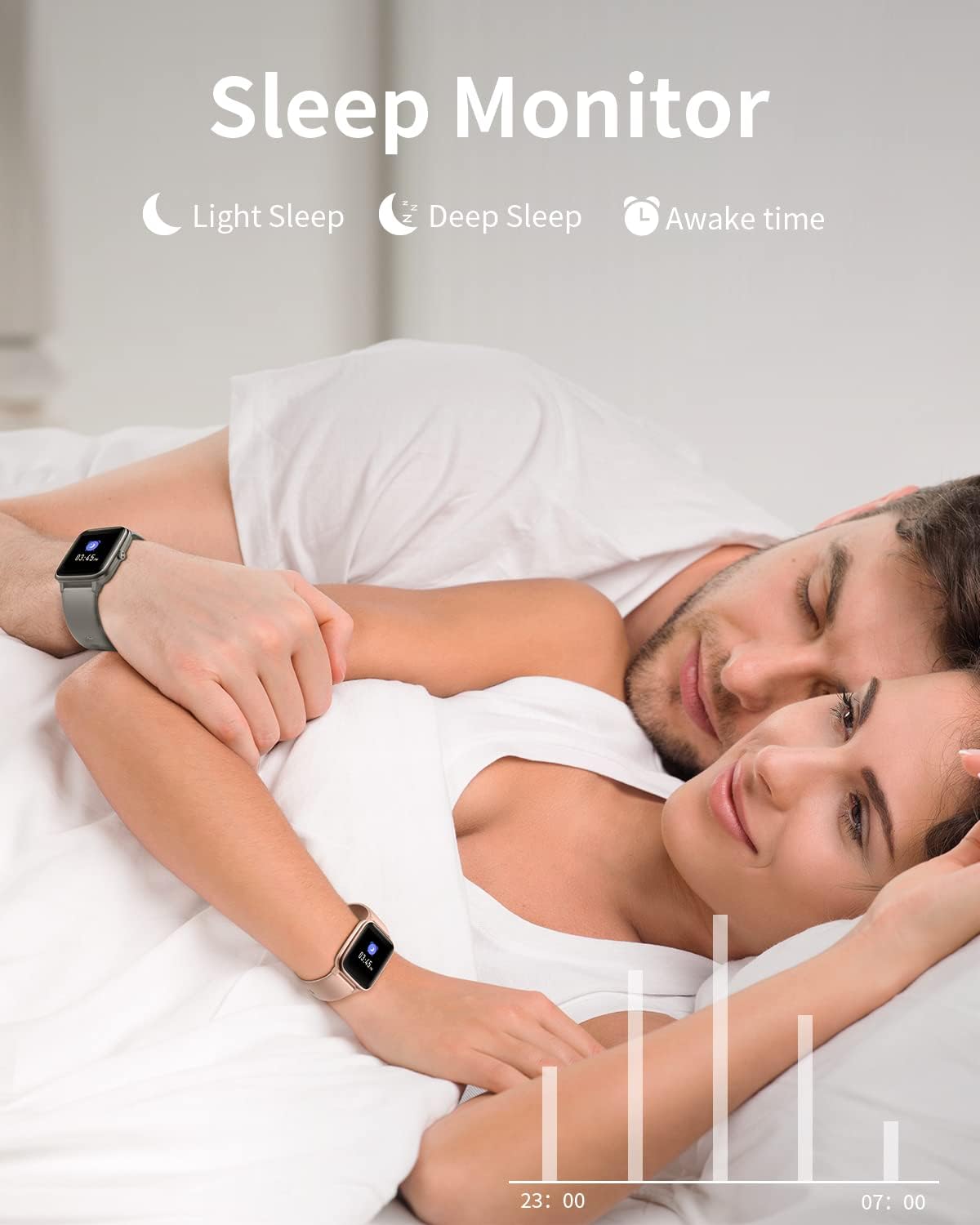 Fitpolo Fitness Tracker Smart Watch for Android iOS Phones, IP68 Waterproof Fitness Watch Step Tracker Heart Rate Monitor Calorie Counter Pedometer Smartwatch for Men Women SaumyasStore