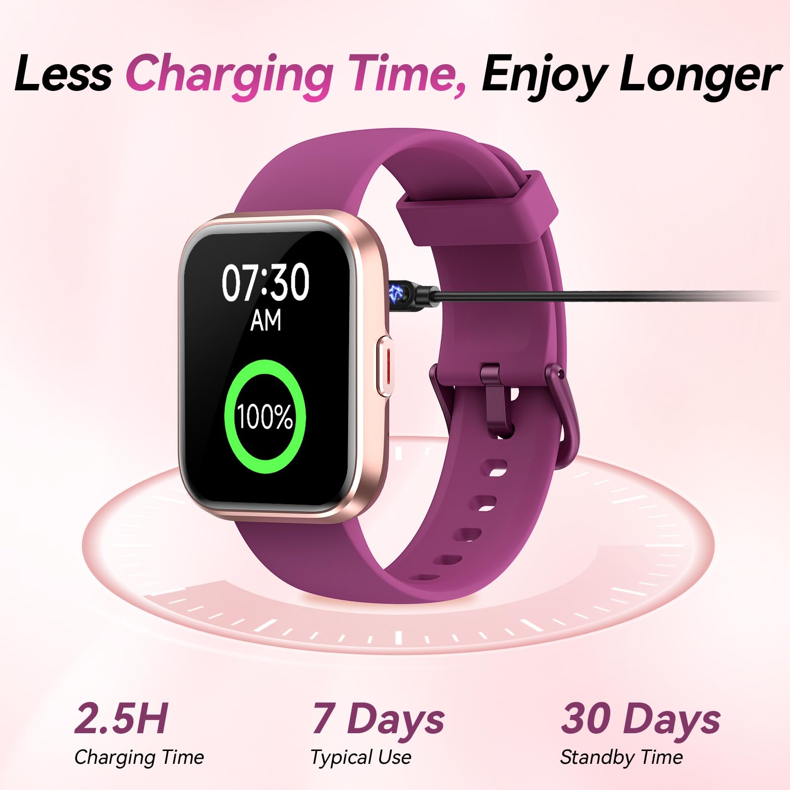 Fitpolo Smart Watches for Men/Women, 1.8'' Alexa Built-in Fitness Tracker Watch with Bluetooth Calls, IP68 Waterproof, Heart Rate/Sleep/SpO2/Stress Monitor, 110 Sport Modes for Android & iPhone SaumyasStore