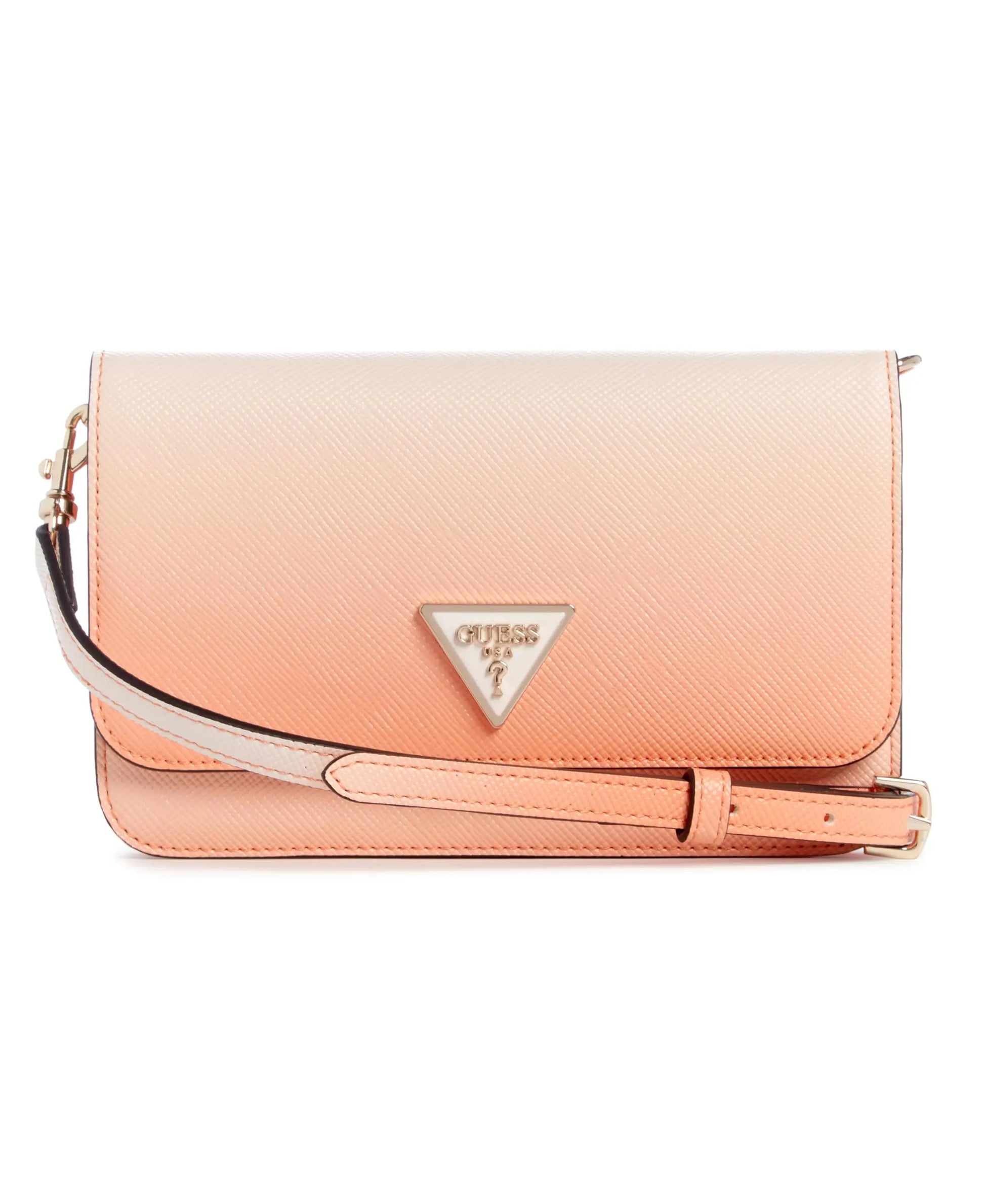 GUESS Unisex-Adult Pu Stylish Noelle Flap Crossbody Sling Bag (Grey) SaumyasStore