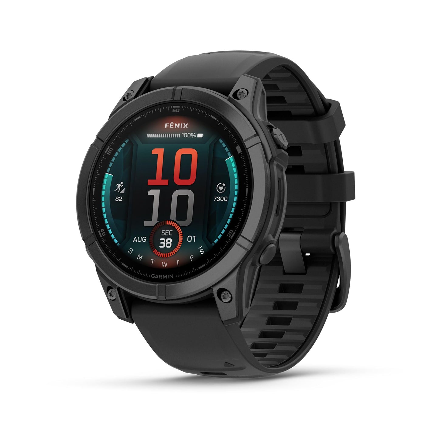 Garmin Fenix E,47mm,Slate Gray Steel/Black SaumyasStore