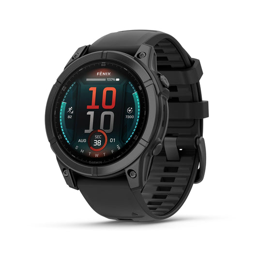 Garmin Fenix E,47mm,Slate Gray Steel/Black SaumyasStore