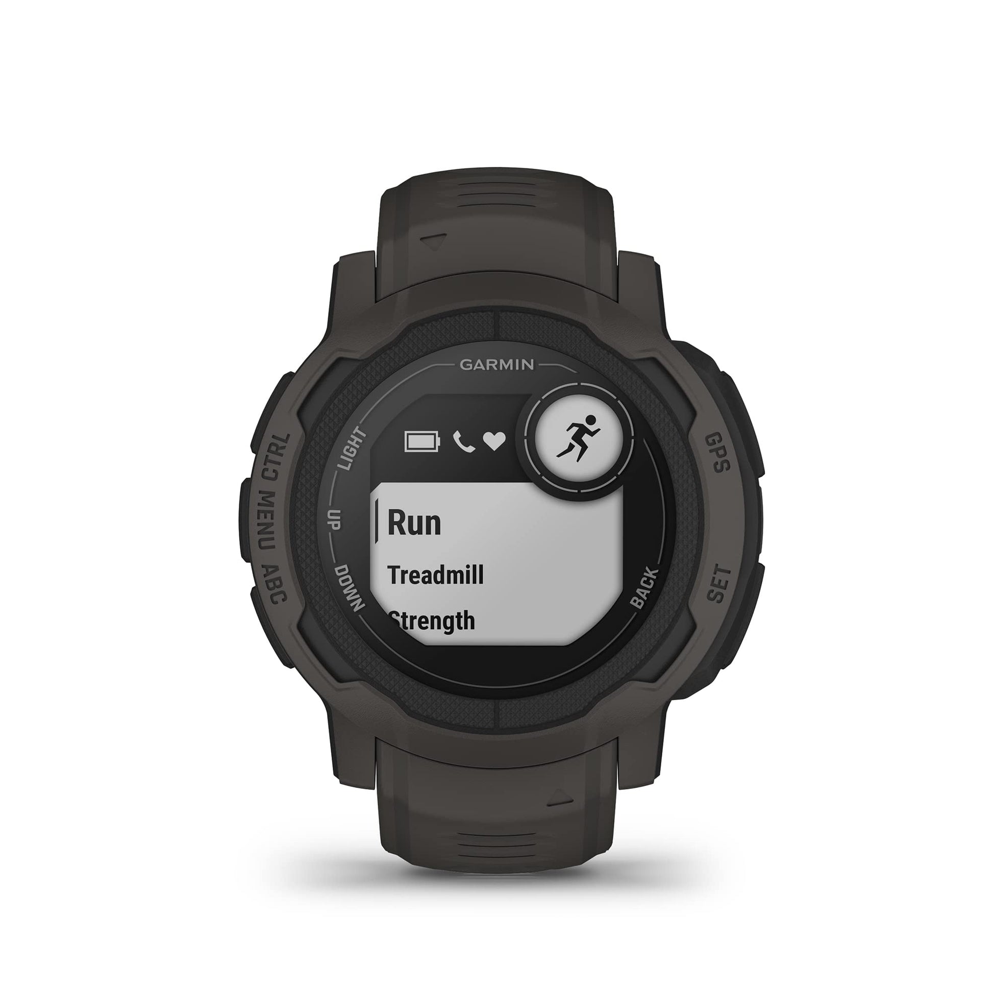 Garmin Instinct 2, Graphite Smartwatch, Built-in Sports Apps and Health Monitoring, Ultratough Design Features, Graphite SaumyasStore