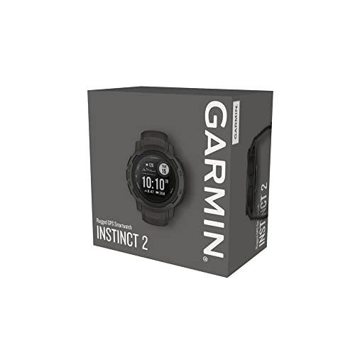 Garmin Instinct 2, Graphite Smartwatch, Built-in Sports Apps and Health Monitoring, Ultratough Design Features, Graphite SaumyasStore