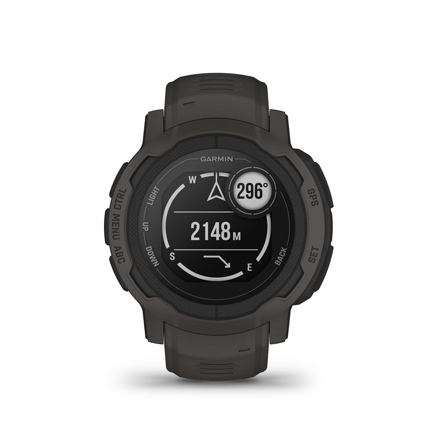 Garmin Instinct 2, Graphite Smartwatch, Built-in Sports Apps and Health Monitoring, Ultratough Design Features, Graphite SaumyasStore
