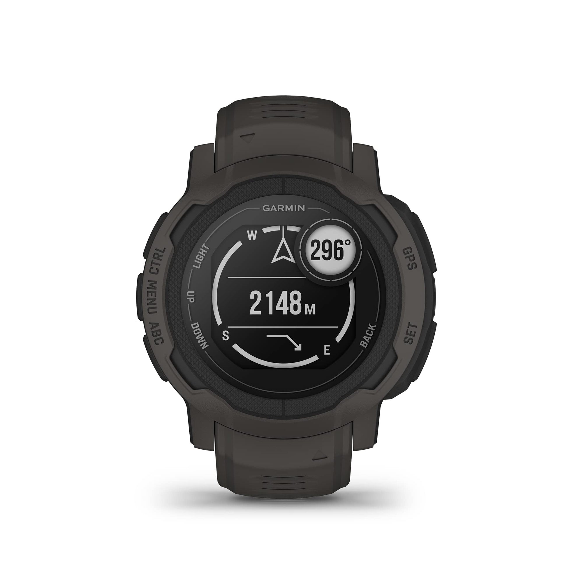 Garmin Instinct 2, Graphite Smartwatch, Built-in Sports Apps and Health Monitoring, Ultratough Design Features, Graphite SaumyasStore