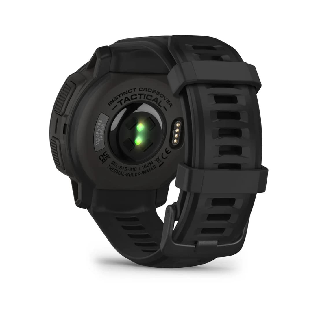 Garmin Instinct Crossover Solar - Tactical Edition, Rugged Hybrid Smartwatch with Solar Charging Capabilities, Tactical-Specific Features, Analog Hands and Digital Display,Black SaumyasStore