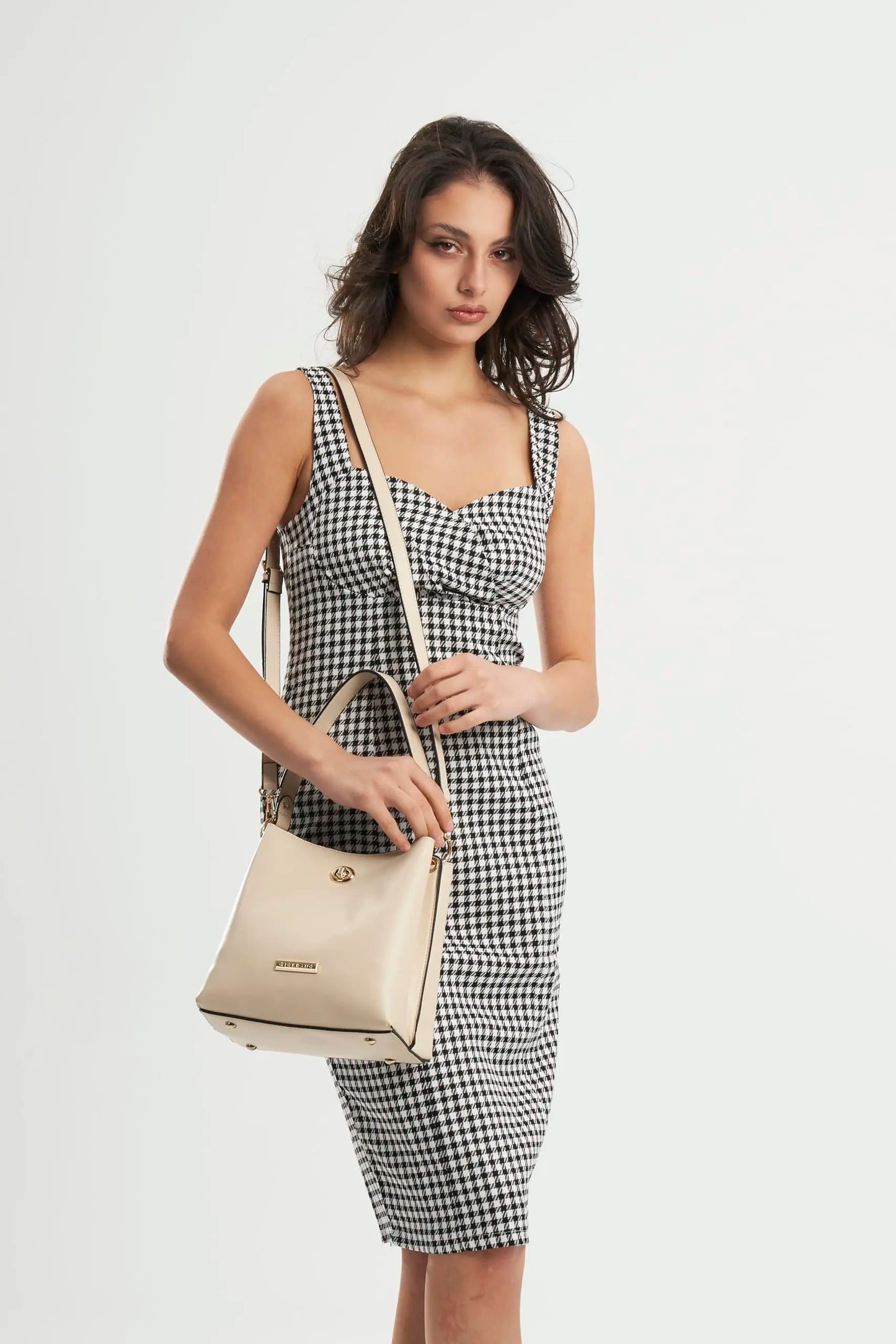 Giordano Hobo Shoulder Bag For Women | Spacious Zipper Compartment With Pu Leather | Handbag For Women & Girls, White SaumyasStore