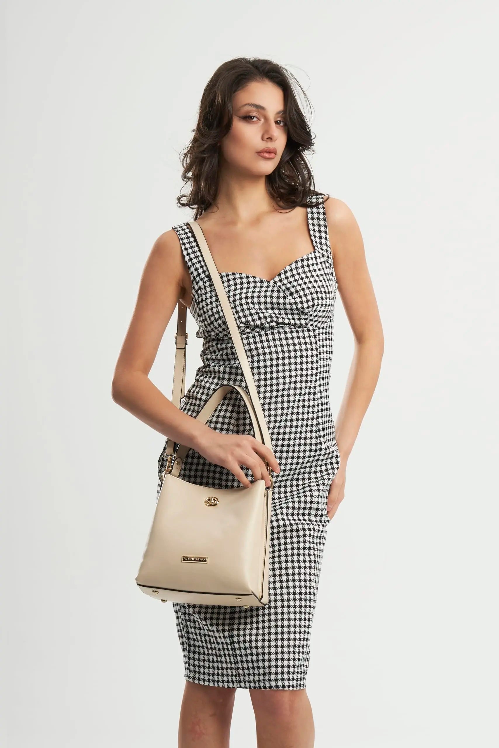 Giordano Hobo Shoulder Bag For Women | Spacious Zipper Compartment With Pu Leather | Handbag For Women & Girls, White SaumyasStore