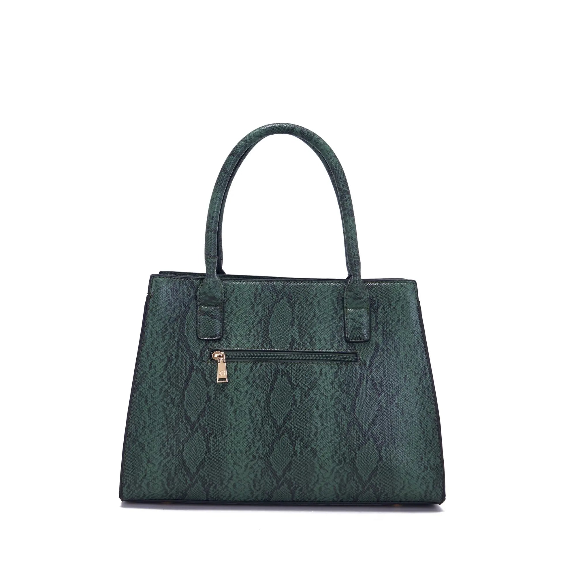 Giordano Satchel Bag For Women|Spacious Compartment With Zipper|Pu Leather Handheld Bag For Ladies, Green SaumyasStore