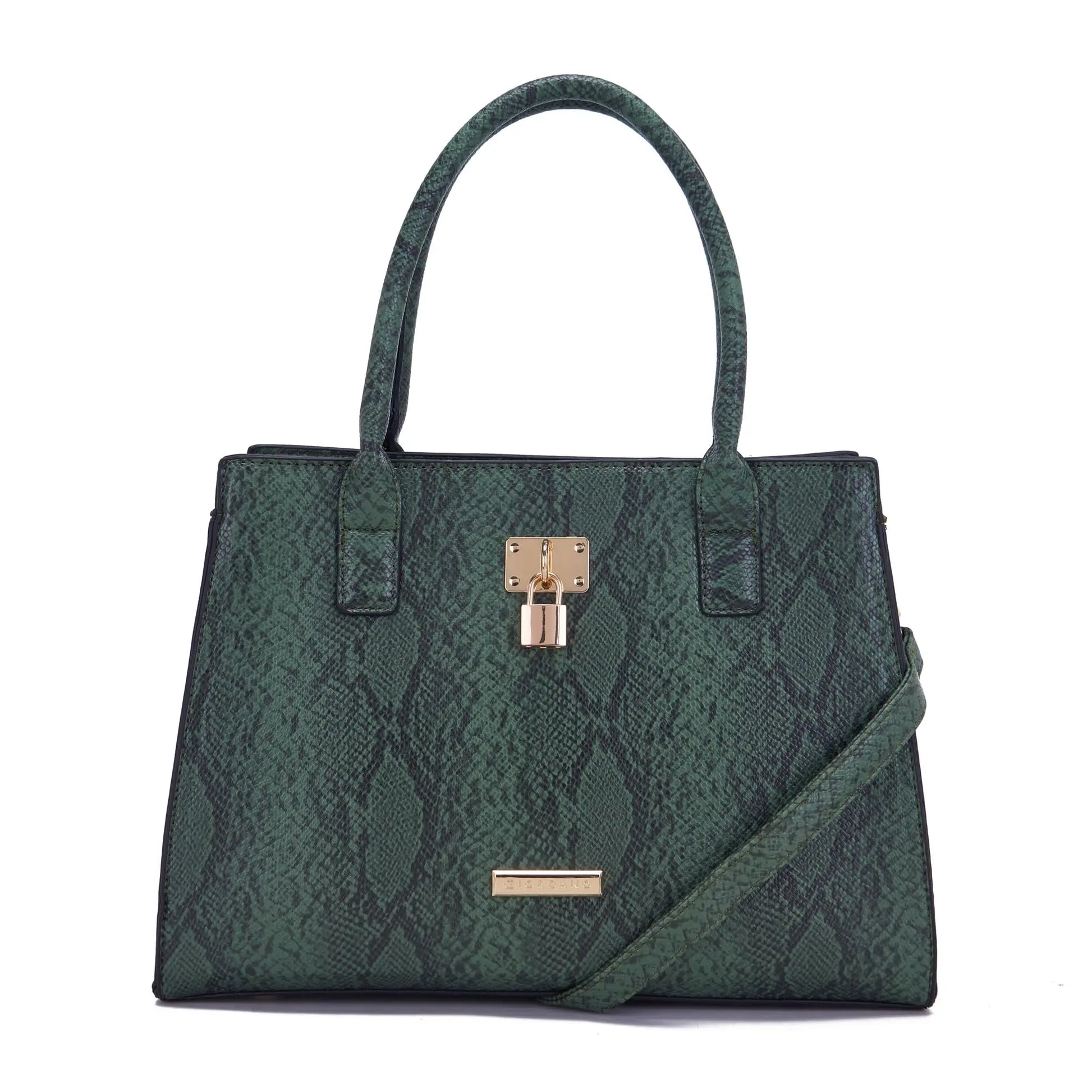 Giordano Satchel Bag For Women|Spacious Compartment With Zipper|Pu Leather Handheld Bag For Ladies, Green SaumyasStore