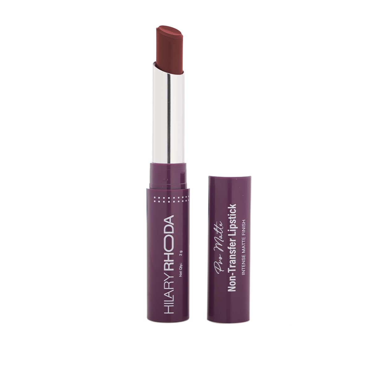 Hilary Rhoda Pro Matte Non-Transfer Lipstick | Waterproof Lipstick | Non-Transfer Lipstick | 12-Hour Long Stay | Smudge-Proof Lipstick | 24 Shades | Highly Pigmented Matte Finish Lipstick | 2g SaumyasStore