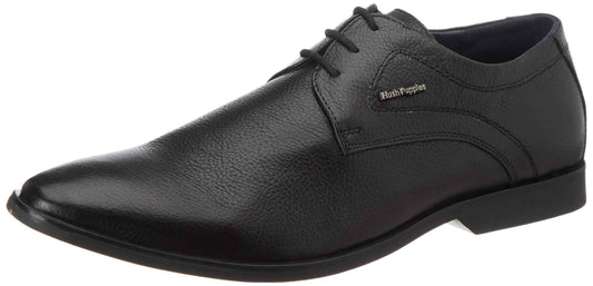 Hush Puppies Men's Aaron Derby E 23 Formal (8256000_Black_9 UK) SaumyasStore