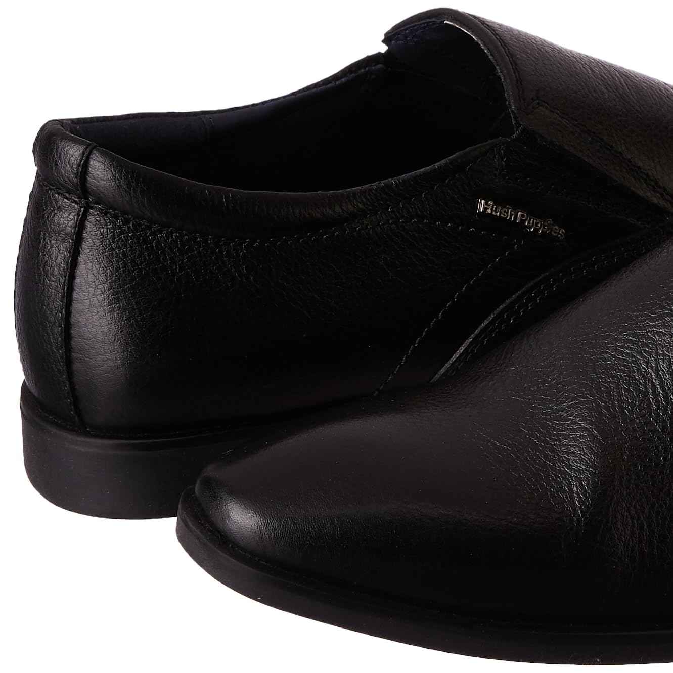 Hush Puppies Men's Aaron Slipon E 23 Formal Shoes (8556001_Black_9 UK) SaumyasStore
