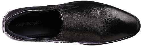 Hush Puppies Men's Aaron Slipon E 23 Formal Shoes (8556001_Black_9 UK) SaumyasStore