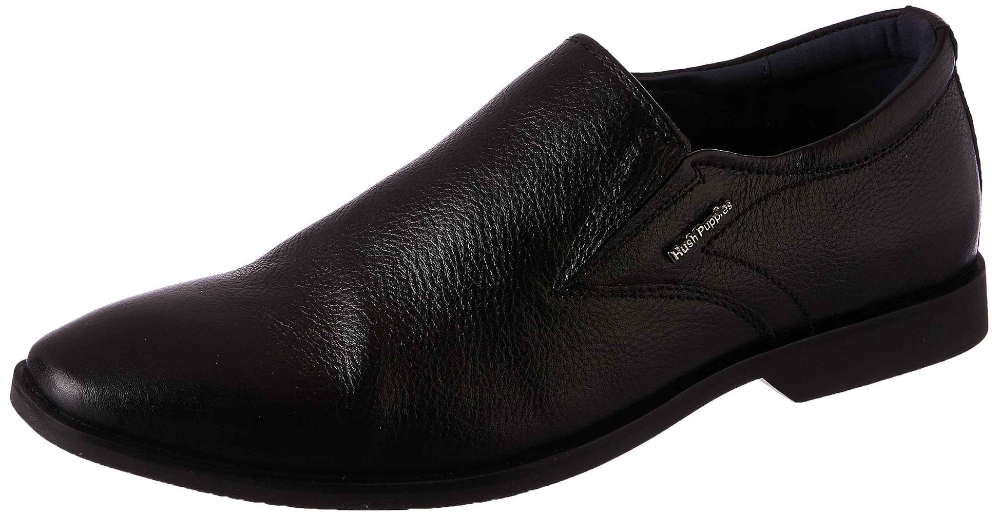 Hush Puppies Men's Aaron Slipon E 23 Formal Shoes (8556001_Black_9 UK) SaumyasStore
