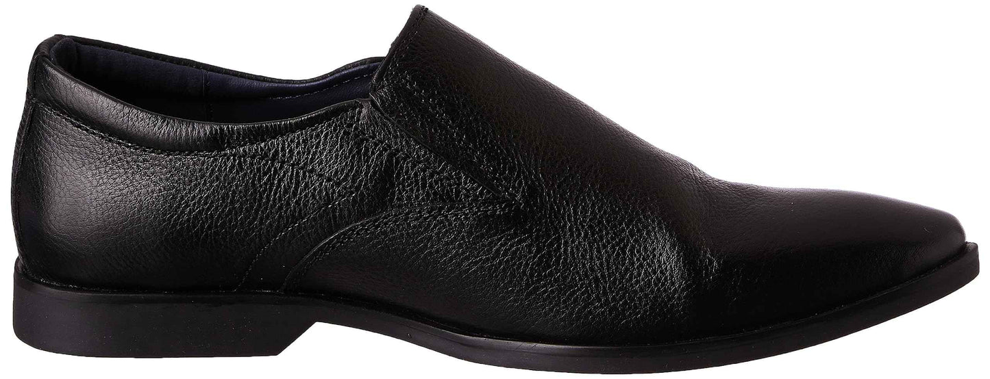 Hush Puppies Men's Aaron Slipon E 23 Formal Shoes (8556001_Black_9 UK) SaumyasStore