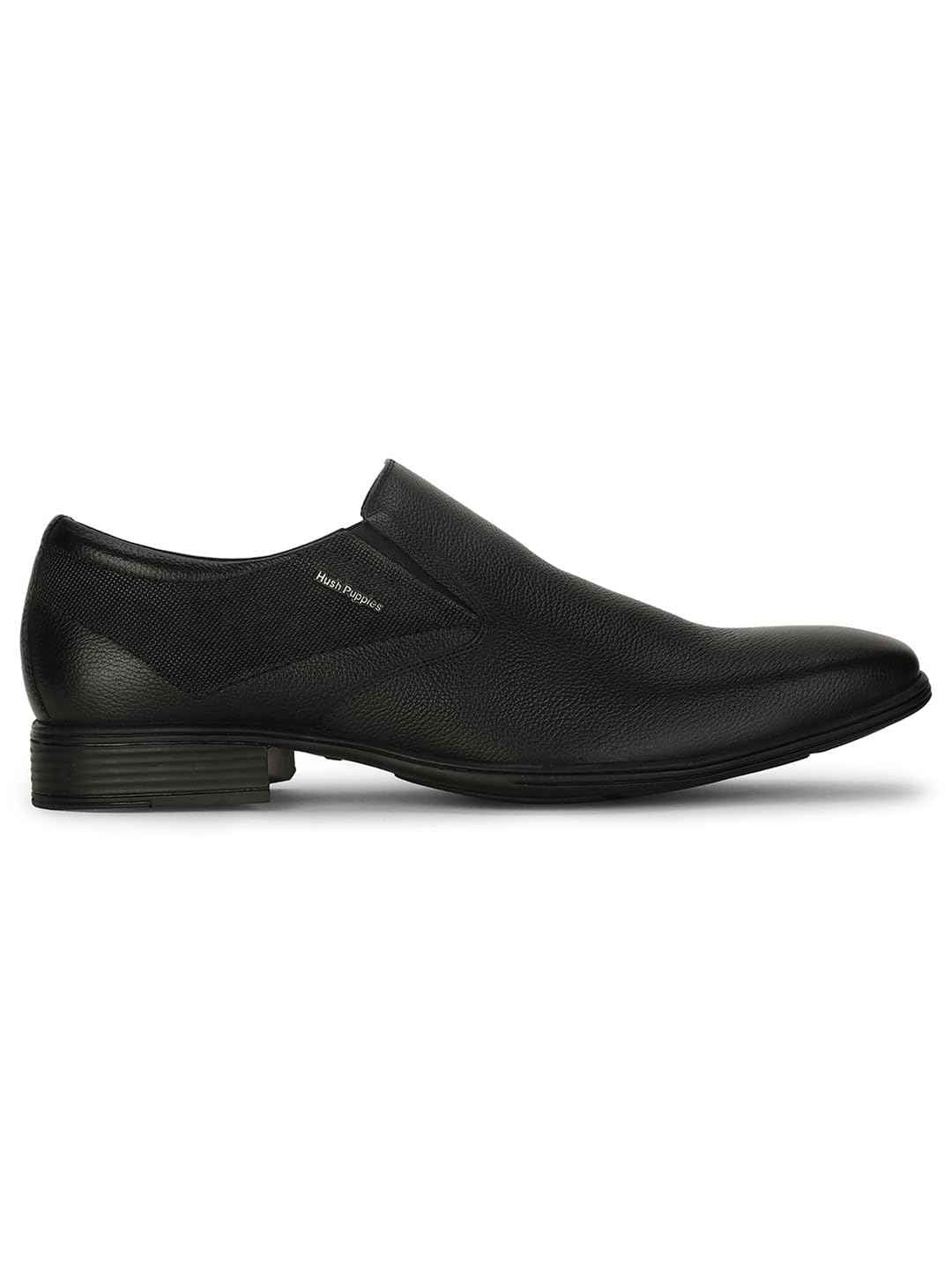 Hush Puppies Men's Boston Slipon E 23 Slipon Formal Shoes (8556002_Black_7 UK) SaumyasStore