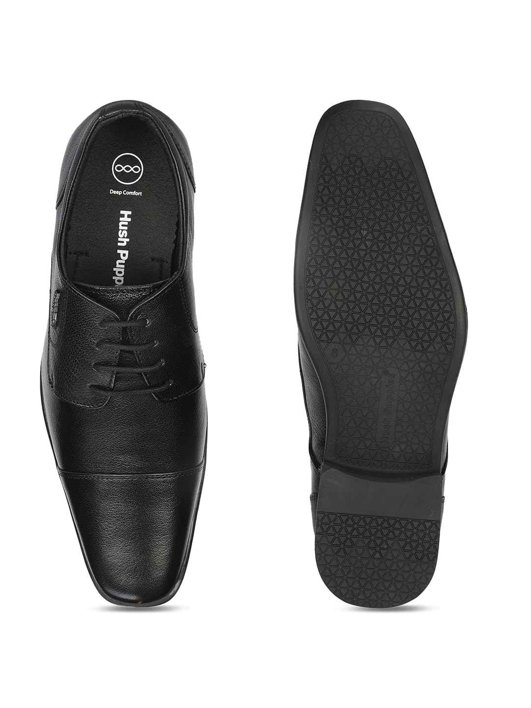 Hush Puppies Men's Hpo2 Flex Formal Shoe (8246103_Black_7 UK) SaumyasStore