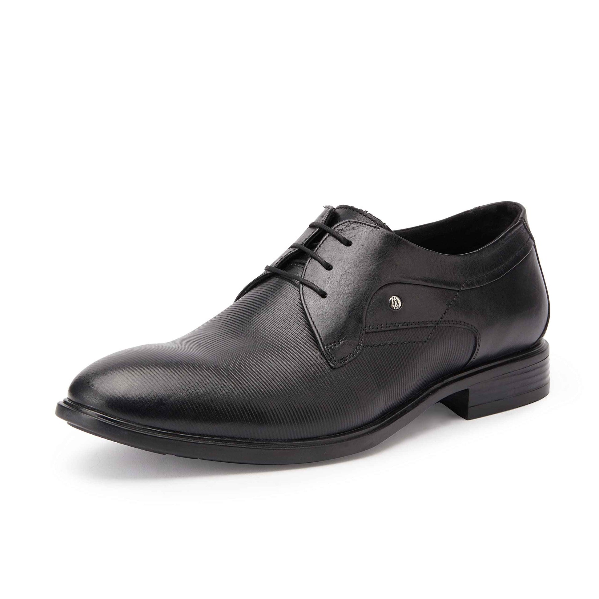 Hush Puppies Men's NEW ZAMPA DERBY E Formal (8246070_BLACK_9 UK) SaumyasStore