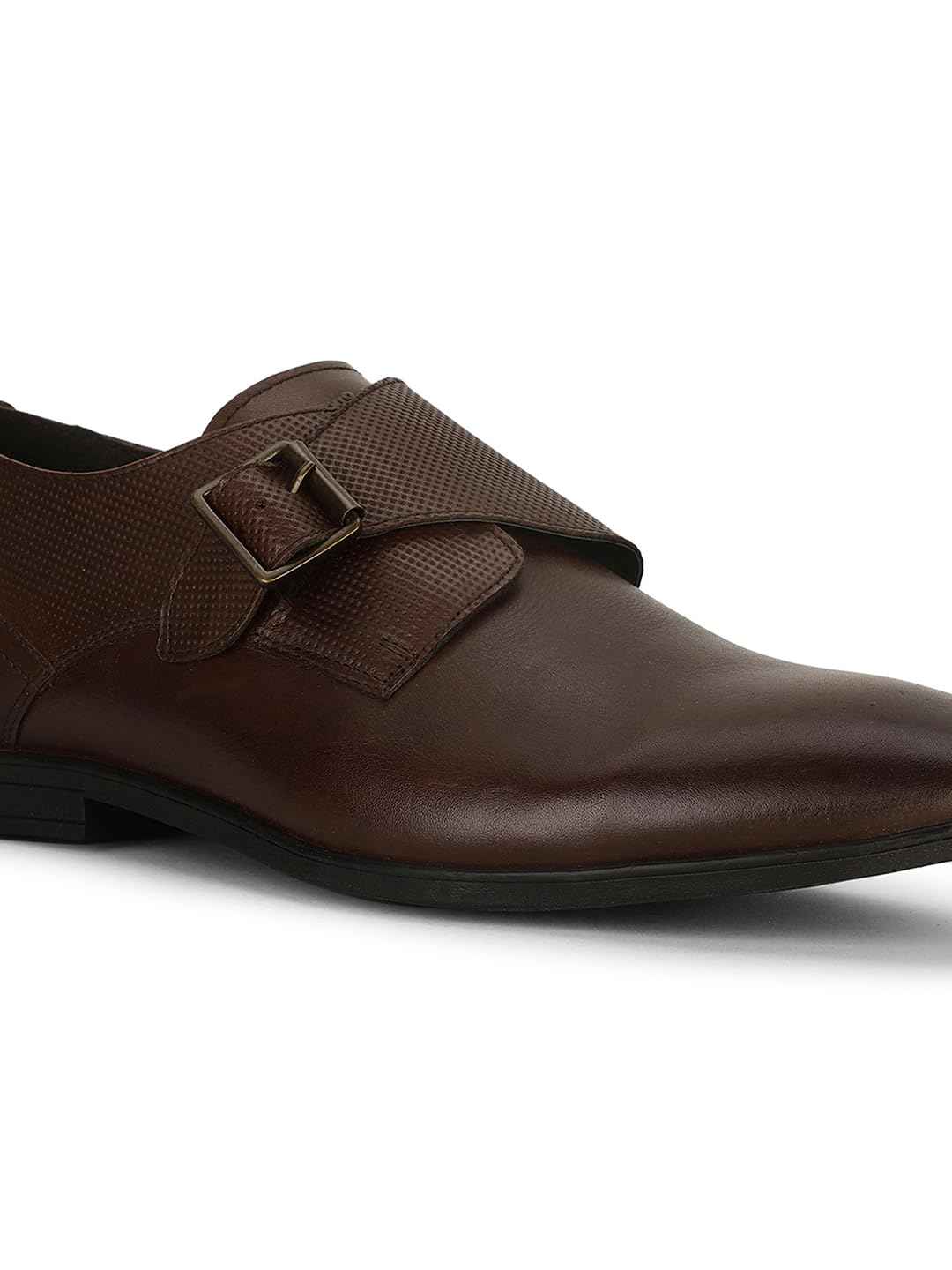 Hush Puppies Men's Ralph Monk E 23 Formal (8544020_Dark Brown_9 UK) SaumyasStore