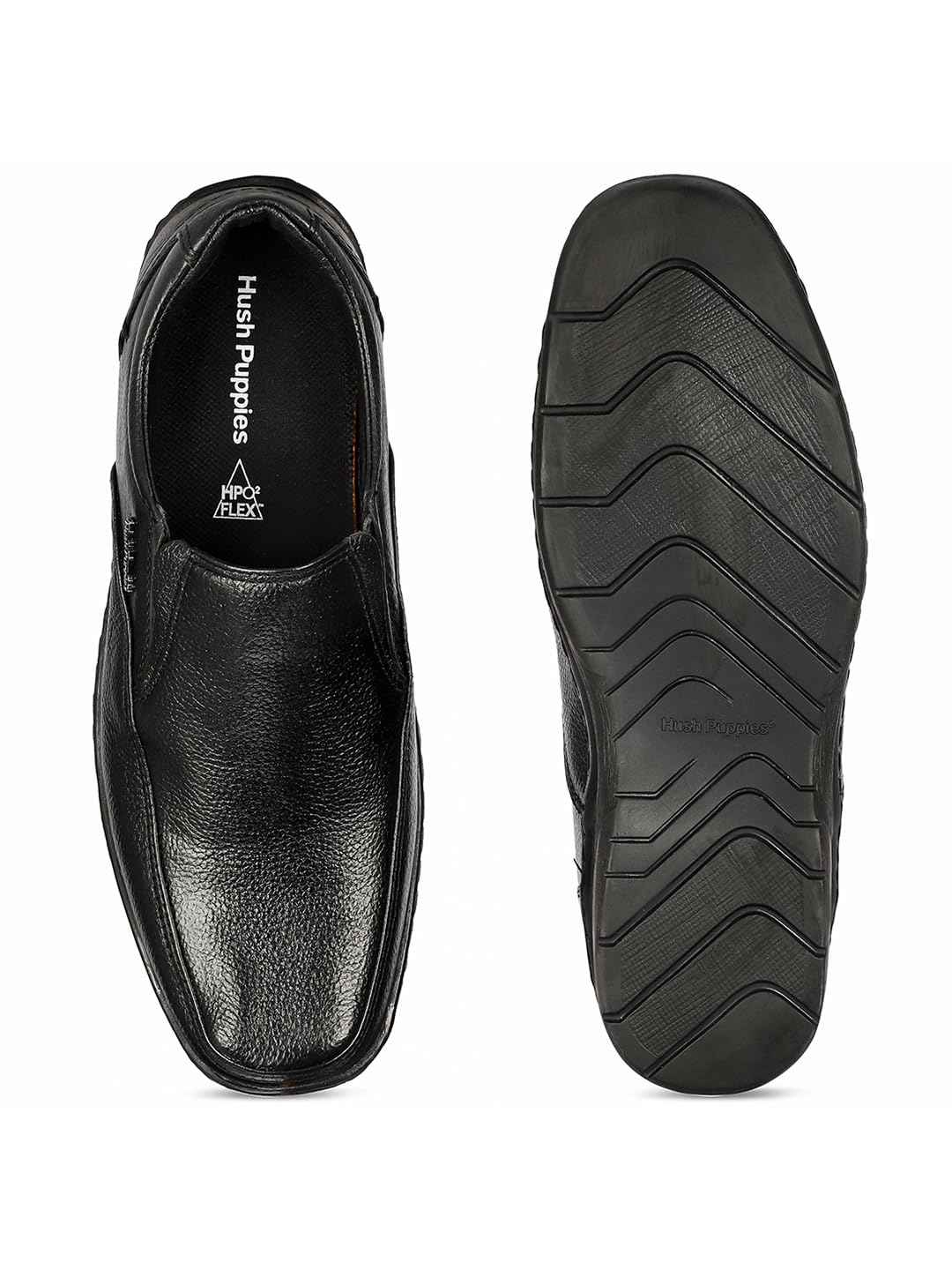 Hush Puppies Men's Taylor Slip ON E Formal Shoes (8556546_Black_8 UK) SaumyasStore