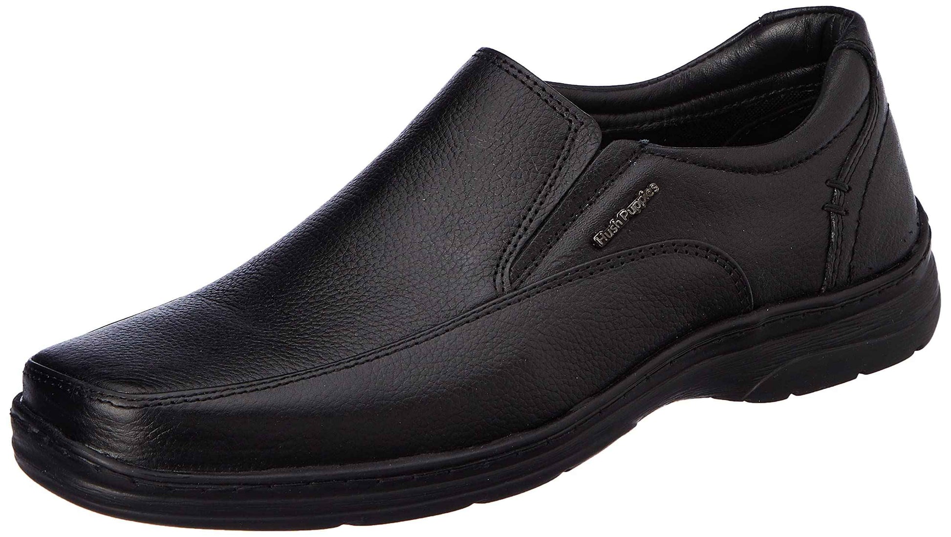 Hush Puppies Men's Taylor Slip ON E Formal Shoes (8556546_Black_8 UK) SaumyasStore
