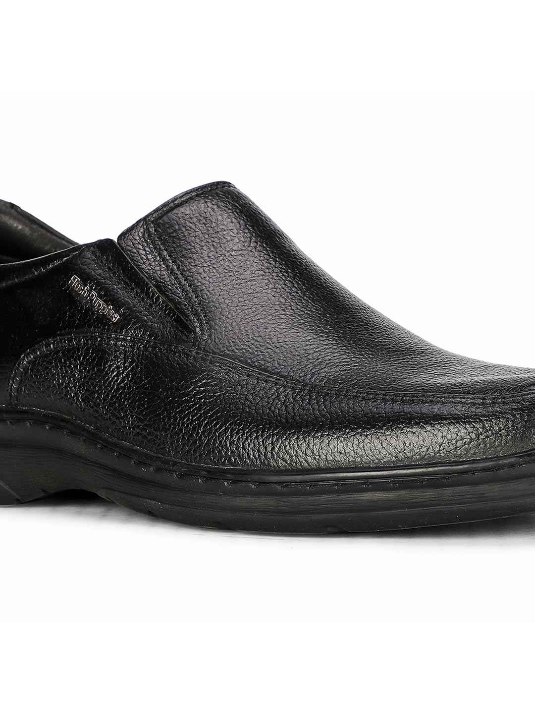 Hush Puppies Men's Taylor Slip ON E Formal Shoes (8556546_Black_8 UK) SaumyasStore