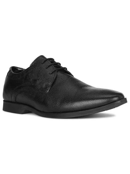 Hush Puppies Mens Aaron Derby Black Uniform Dress Shoe - 9 UK (8256772) SaumyasStore
