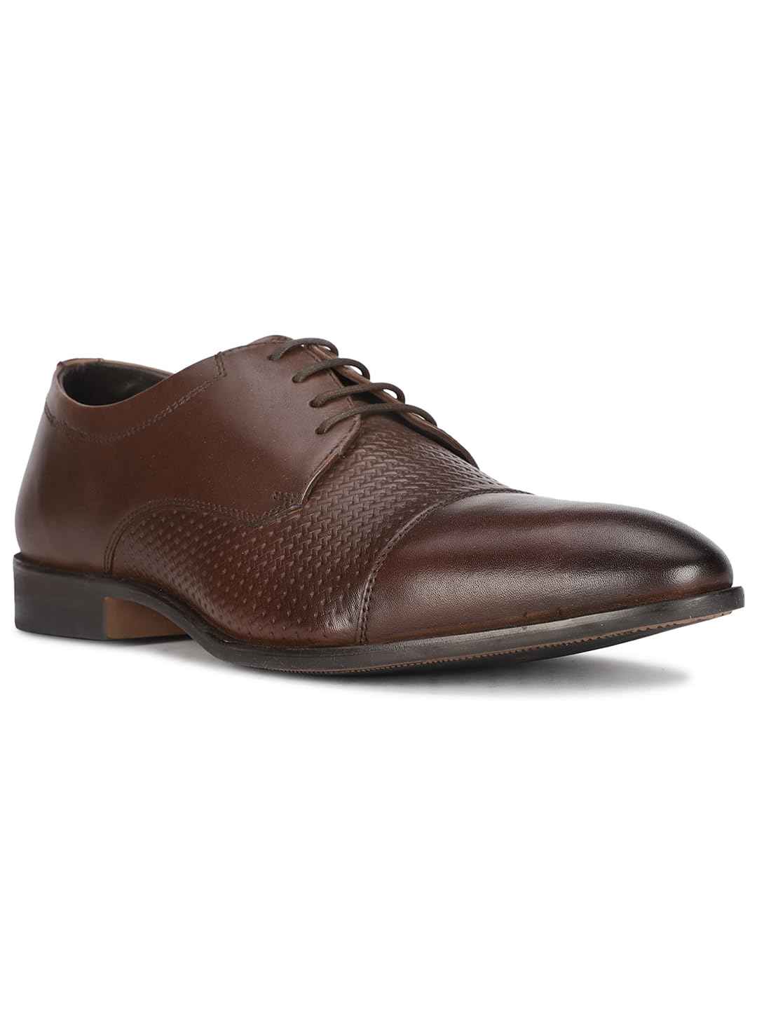 Hush Puppies Mens Deen Derby 1 Brown Uniform Dress Shoe - 10 UK (8246890) SaumyasStore