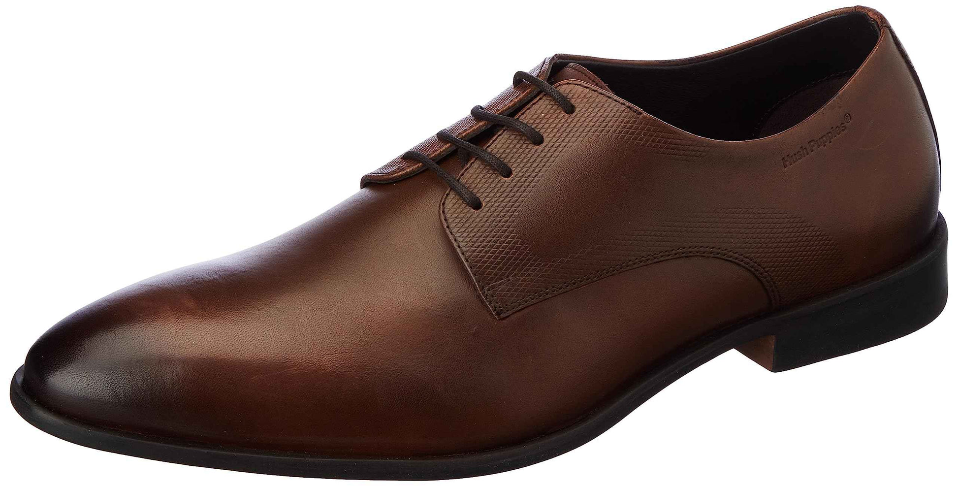 Hush Puppies Mens Deen Derby -E Brown Uniform Dress Shoe - 9 UK (8244025) SaumyasStore
