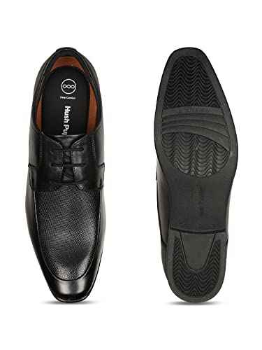 Hush Puppies Mens Theodore Derby Black Shoe UK 8 (8246096) SaumyasStore