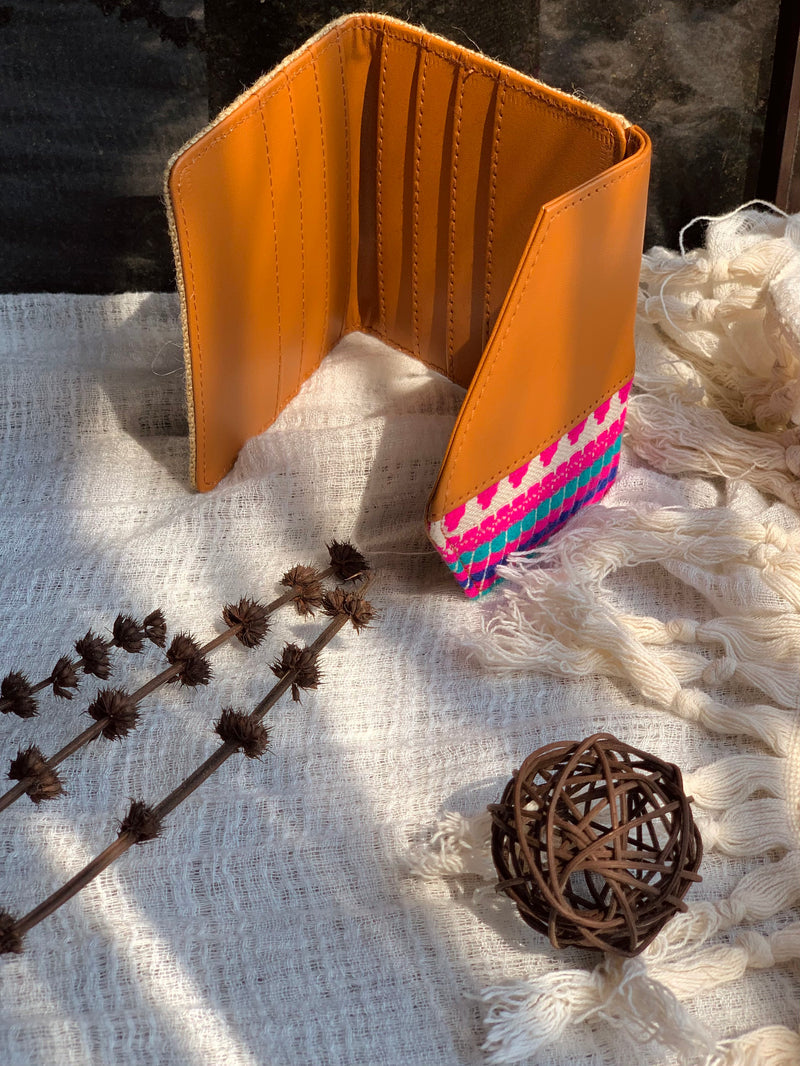 Handcrafted Boho Card Wallet - SaumyasStore