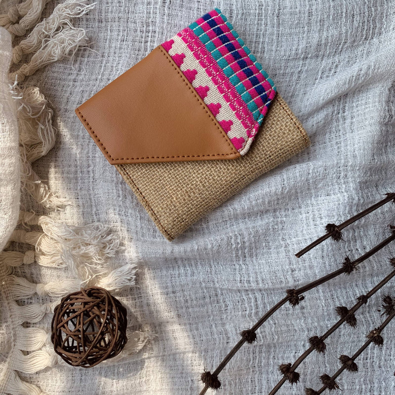 Handcrafted Boho Card Wallet - SaumyasStore