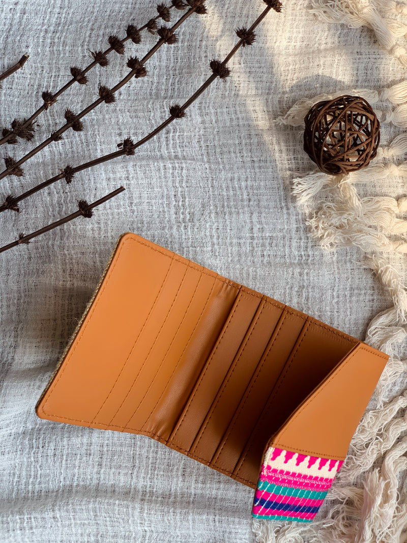 Handcrafted Boho Card Wallet - SaumyasStore