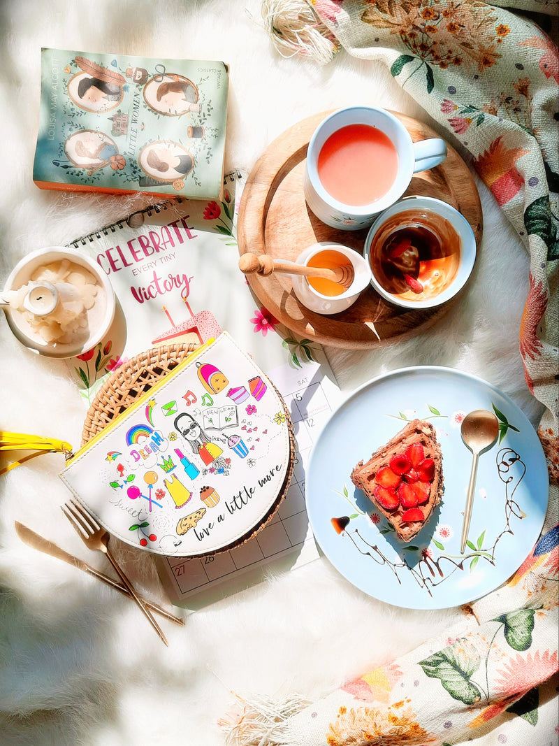 Love A Little More - Doodle Pouch - SaumyasStore