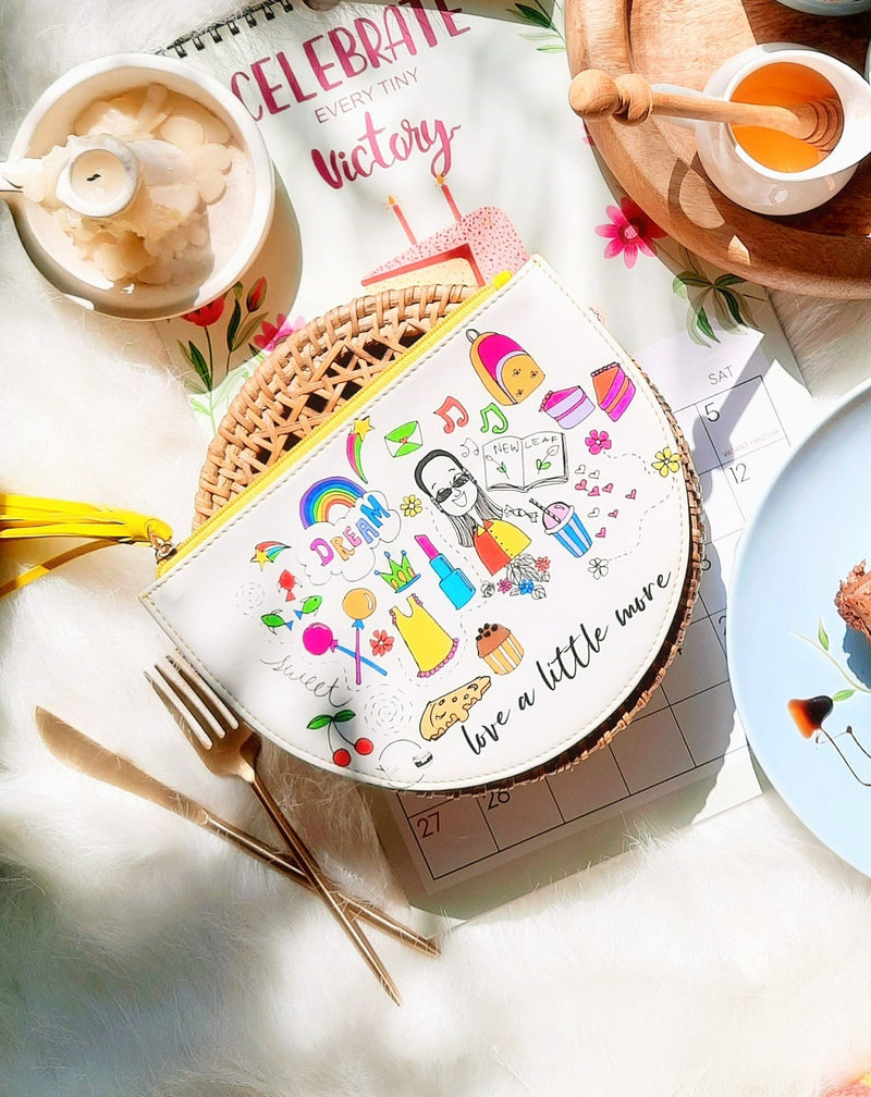 Love A Little More - Doodle Pouch - SaumyasStore