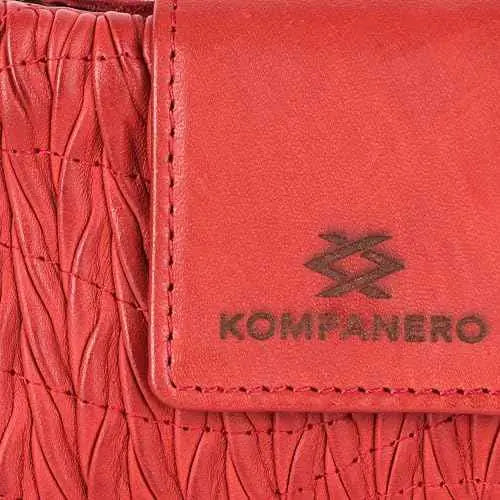KOMPANERO Genuine Leather Women's Wallet (C-14307-RED) SaumyasStore