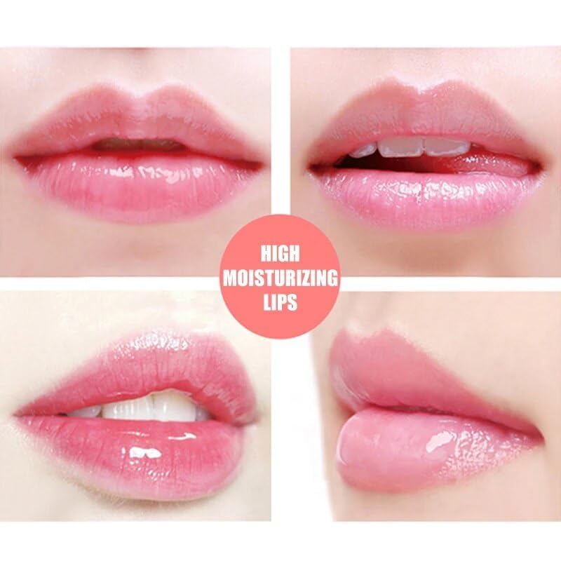 Komoko Moisturizing And Hydrating Cute Heart Shaped Lip Gloss Tint For Women/Girls | Long Lasting & Easy to Use | Nourishing Natural Lips & Cheek Tint (Pack of 3) SaumyasStore