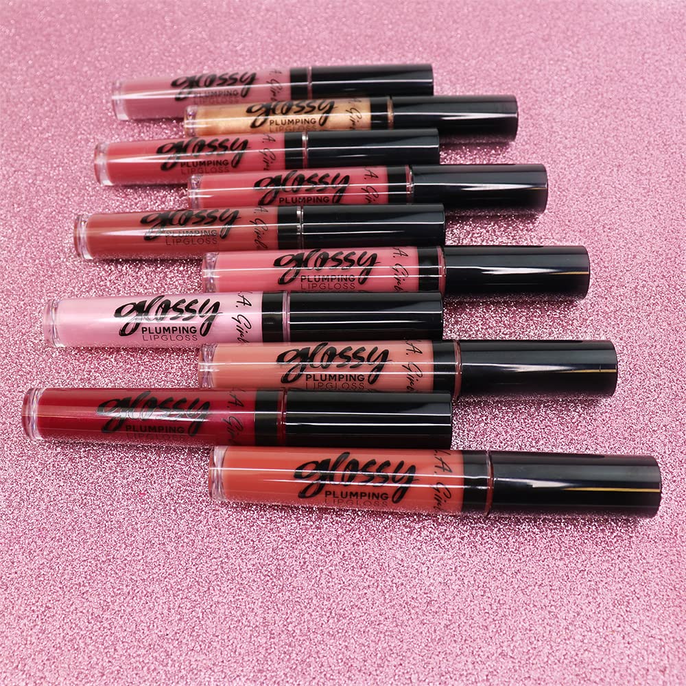 L.A.Girl GLOSSY PLUMPING LIPGLOSS Brown SaumyasStore