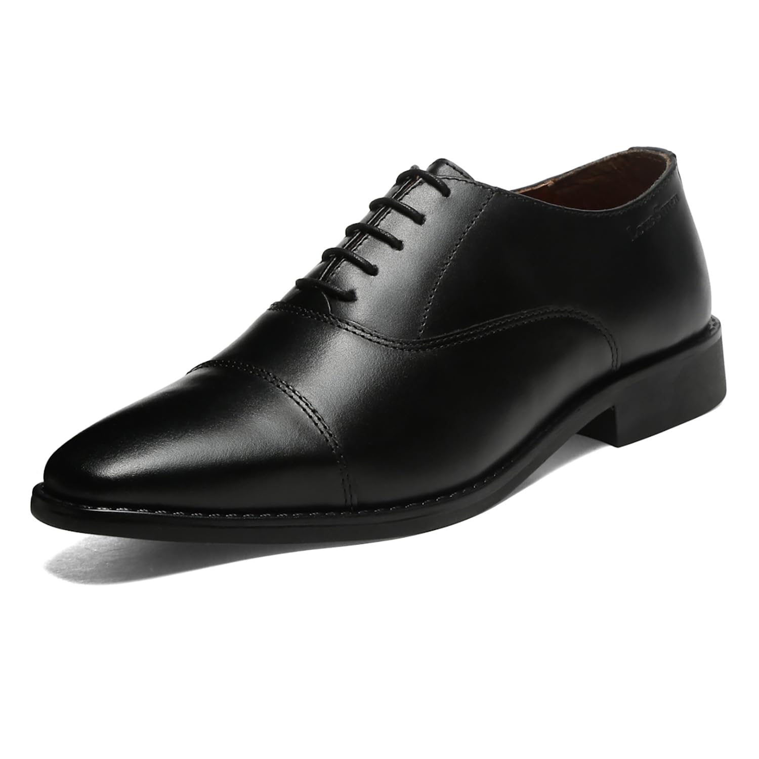 LOUIS STITCH Formal Lace Up Shoes for Men | Handcrafted Italian Leather Mens Derby Shoes | Black | RXCT | UK Size 9 SaumyasStore