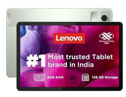 Lenovo Tab M11|8 Gb Ram,128 Gb ROM|11 Inch,90 Hz,72% Ntsc,400 Nits Fhd Display|Wi-Fi Only|Micro Sd Support Upto 1 Tb|Quad Speakers with Dolby Atmos|Octa-Core Processor|13 Mp Rear Camera,Green SaumyasStore
