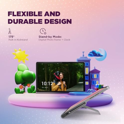 Lenovo Tab Plus with Octa JBL Hi-Fi Speakers| 8 GB RAM, 128 GB ROM| 11.5 Inch, 2K, 90 Hz Refresh| Wi-Fi Tablet| Android 14| 45 W Fast Charger| Built-in Kickstand| Color: Luna Grey SaumyasStore