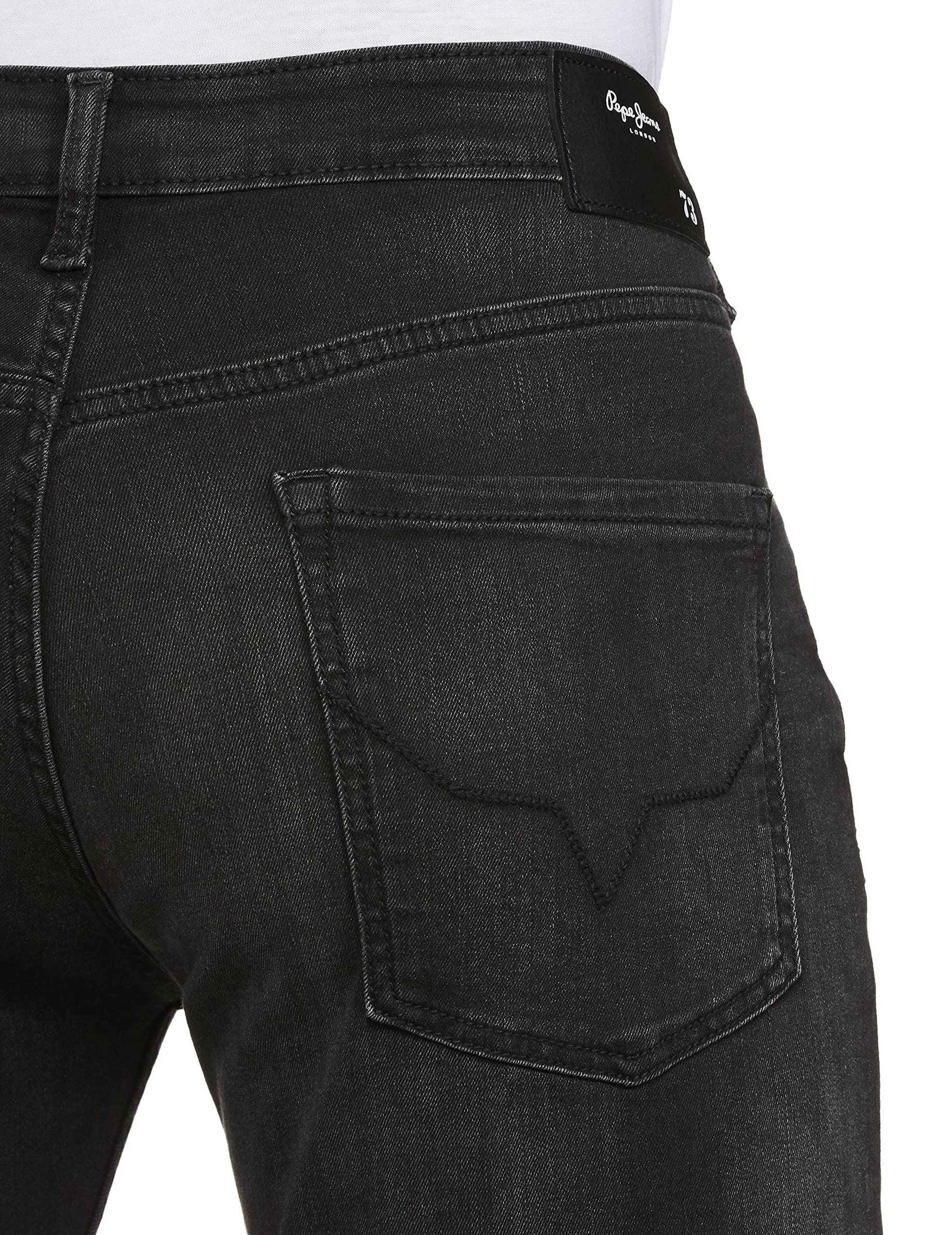 Levi's Men's 512 Slim Tapered Fit Mid-Rise Jeans Black SaumyasStore